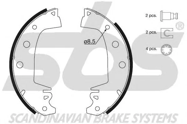 18492799235 SBS Тормозные колодки (фото 1)