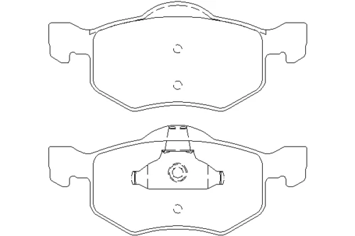 T1322 BEHR/HELLA/PAGID Комплект тормозных колодок, дисковый тормоз (фото 2)