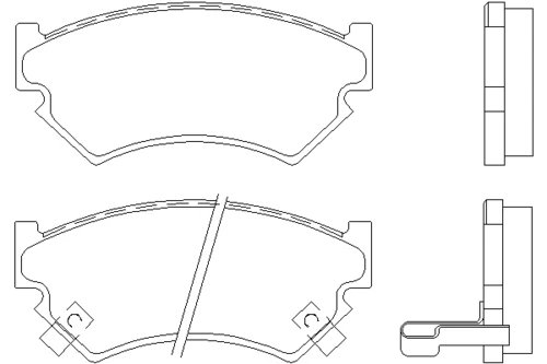 T3001 BEHR/HELLA/PAGID Комплект тормозных колодок, дисковый тормоз (фото 2)