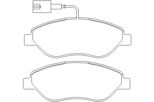 T5164 BEHR/HELLA/PAGID Комплект тормозных колодок, дисковый тормоз (фото 2)