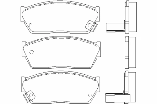 T0001 BEHR/HELLA/PAGID Комплект тормозных колодок, диско (фото 1)