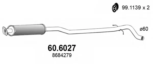 60.6027 ASSO Глушитель (фото 1)