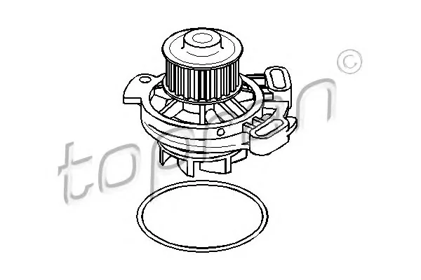 101 520 TOPRAN Водяной насос (помпа) (фото 1)