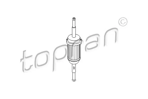 103 250 TOPRAN Топливный фильтр (фото 1)
