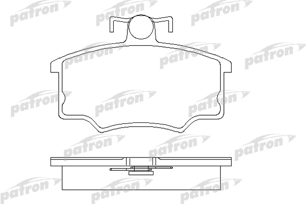 PBP175 PATRON Комплект тормозных колодок, дисковый тормоз (фото 3)