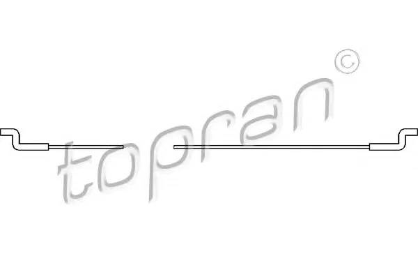 108 711 TOPRAN Трос (тросик) регулировки спинки сидения (фото 1)