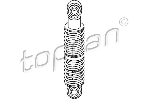 109 806 TOPRAN Натяжитель ручейкового (приводного) ремня (фото 1)