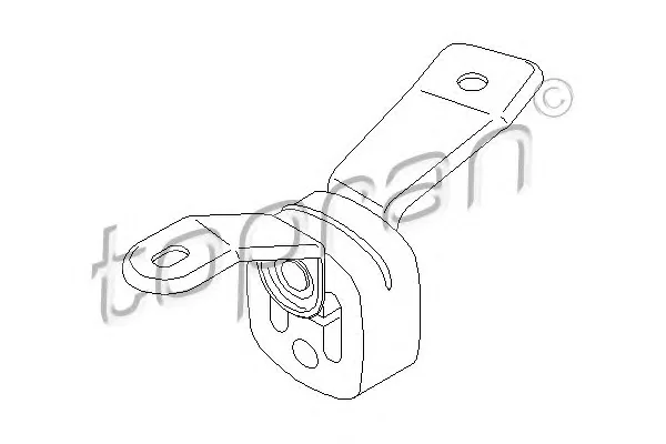 110 139 TOPRAN Крепление / кронштейн глушителя (резинка) (фото 1)