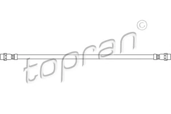 110 397 TOPRAN Тормозной шланг (фото 1)