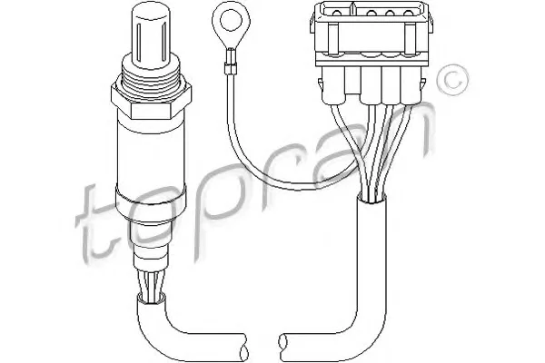 111 605 TOPRAN Лямбда-зонд (фото 1)