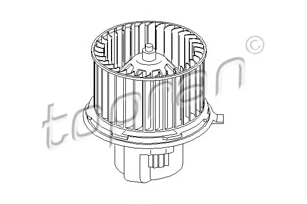 112 345 TOPRAN Вентилятор салона (фото 1)