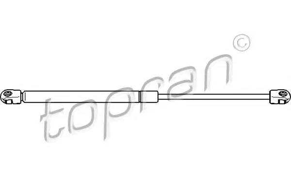 113 018 TOPRAN Газовый амортизатор крышки багажника, заднего стекла, капота (фото 1)