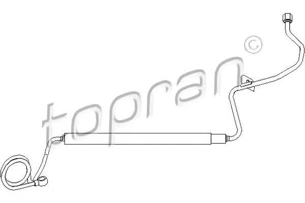 113 361 TOPRAN Гидравлический шланг (гидроусилителя) (фото 1)