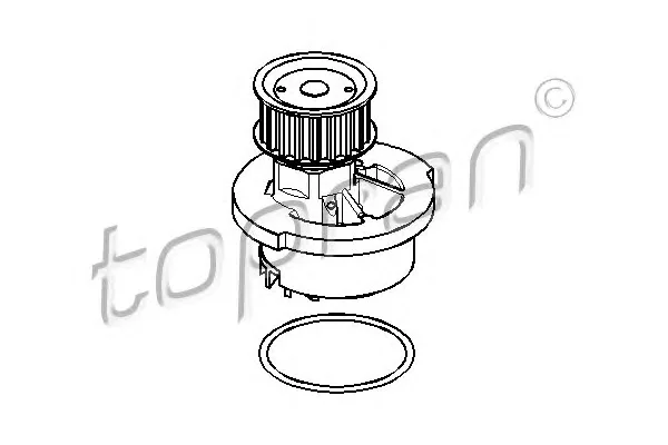 205 173 TOPRAN Водяной насос (помпа) (фото 1)
