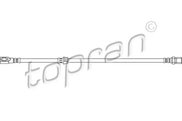 206 118 TOPRAN Тормозной шланг (фото 1)