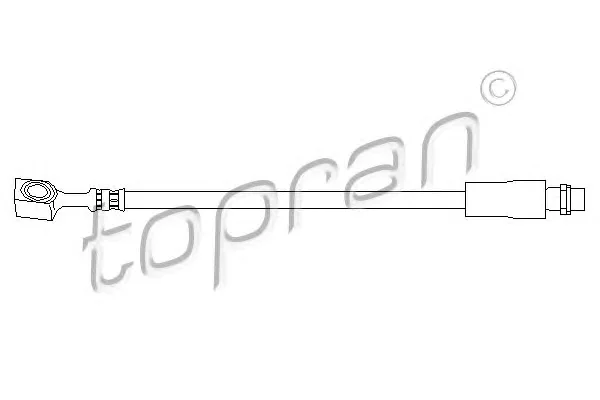206 495 TOPRAN Тормозной шланг (фото 1)