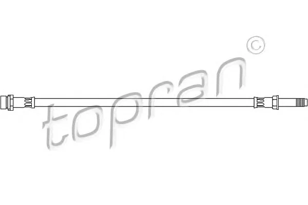 300 554 TOPRAN Тормозной шланг (фото 1)