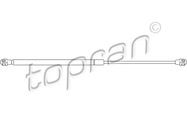 302 101 TOPRAN Газовый амортизатор крышки багажника, заднего стекла, капота (фото 1)