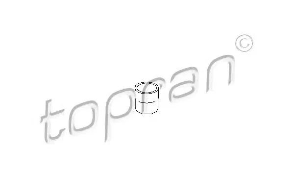 400 840 TOPRAN Патрубок радиатора (фото 1)