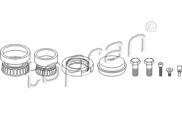 401 159 TOPRAN Подшипник ступицы колеса (комплет) (фото 1)