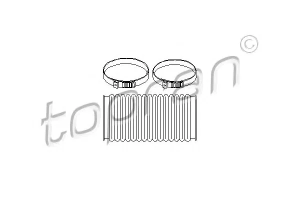 500 810 TOPRAN Пыльник рулевой рейки (тяги) (фото 1)