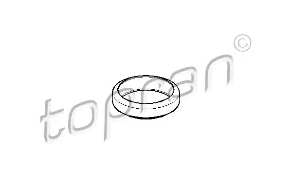 500 845 TOPRAN Прокладка приемной трубы глушителя (фото 1)