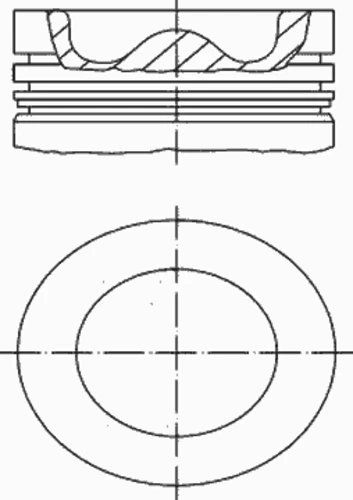 56 04048 0 PERFECT CIRCLE Поршень (фото 2)