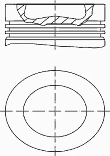 56 03968 0 PERFECT CIRCLE Поршень (фото 2)