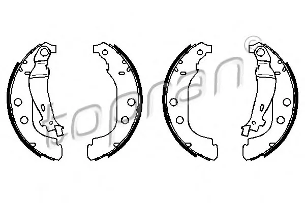 720 354 TOPRAN Тормозные колодки (фото 1)
