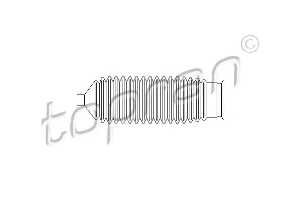 721 140 TOPRAN Пыльник рулевой рейки (фото 1)