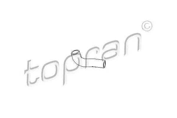 721 796 TOPRAN Патрубок вентиляции картерных газов (фото 1)