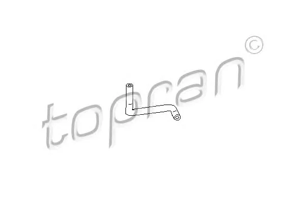 722 085 TOPRAN Патрубок вентиляции картерных газов (фото 1)