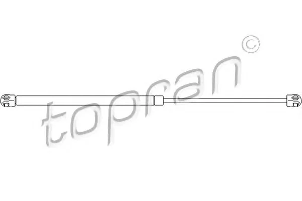 722 573 TOPRAN Газовый амортизатор крышки багажника, заднего стекла, капота (фото 1)