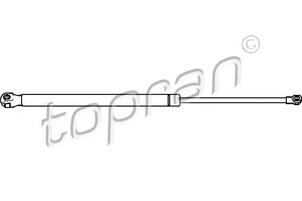 722 581 TOPRAN Газовый амортизатор крышки багажника, заднего стекла, капота (фото 1)