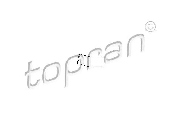 722 601 TOPRAN Патрубок радиатора (фото 1)