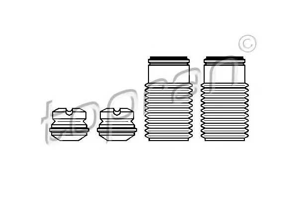 924 004 TOPRAN Пыльники /отбойники амортизатора (фото 1)