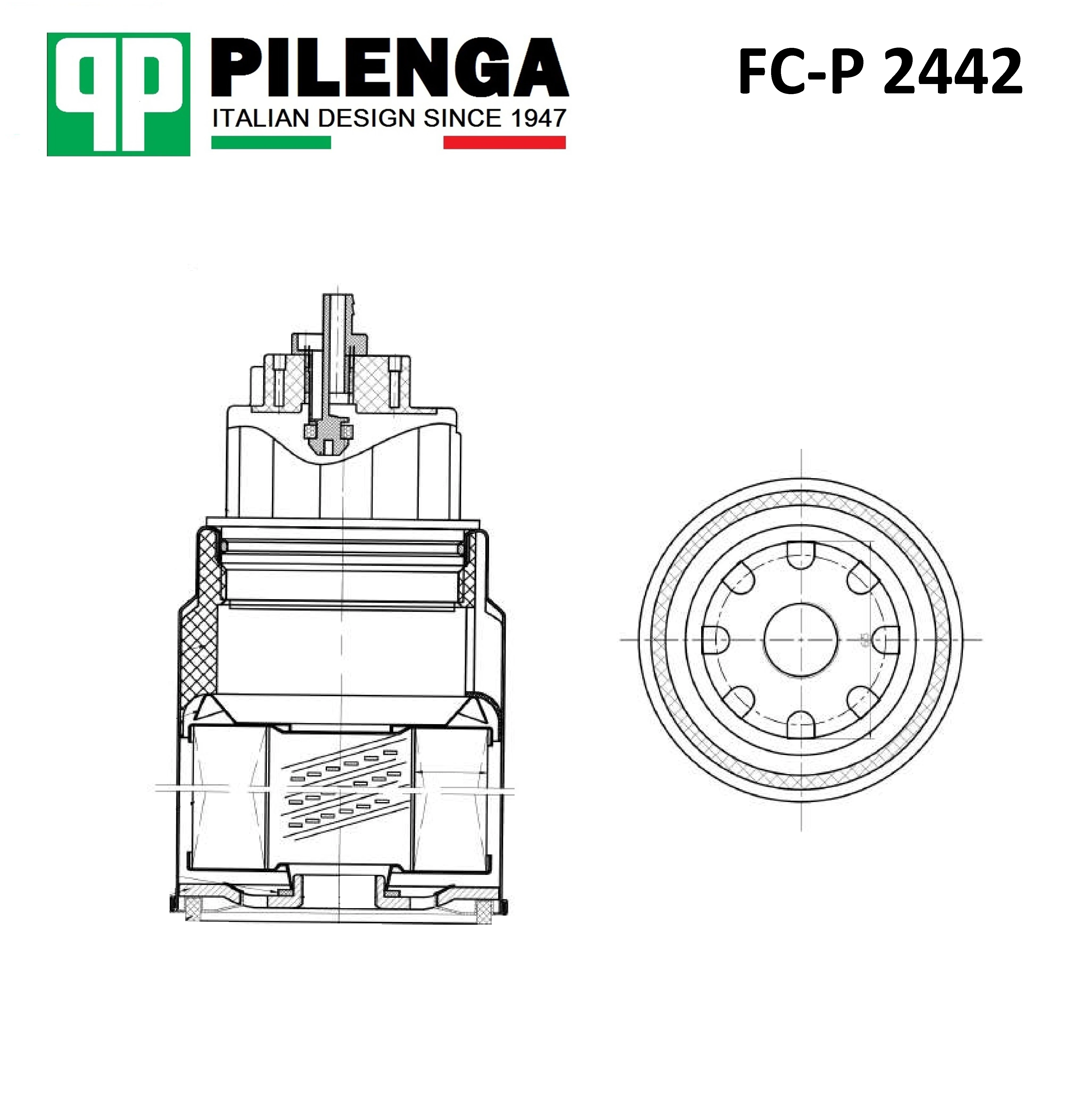 FCP2442 PILENGA Топливный фильтр fcp2442 (фото 2)