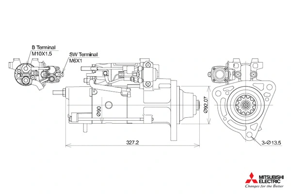 723499/M KUTNAK AUTOMOTIVE Стартер (фото 1)