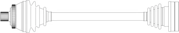 AU3334 GENERAL RICAMBI Приводной вал (полуось) (фото 1)