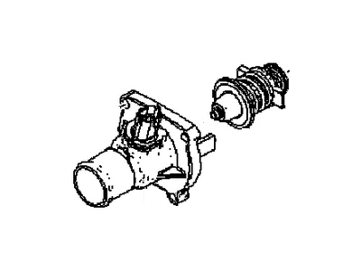 96980318 GM Термостат, охлаждающая жидкость alfa, chevrolet, daewoo, fiat, gm, gmc, lancia, opel, saab, vauxh (фото 1)