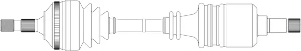 CI3203 GENERAL RICAMBI Приводной вал (полуось) (фото 1)