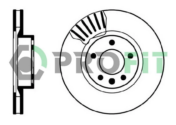 5010-0330 PROFIT Тормозной диск (фото 3)
