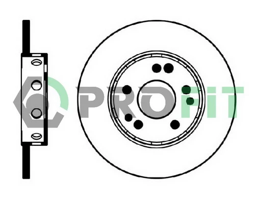 5010-0124 PROFIT Тормозной диск (фото 2)