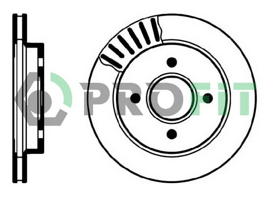 5010-0479 PROFIT Тормозной диск (фото 2)