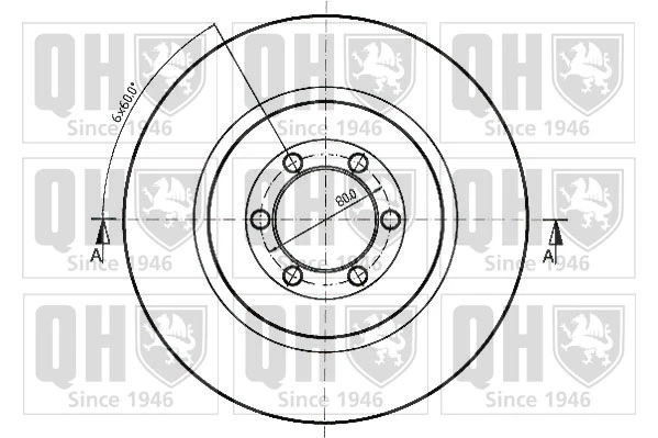 BDC3738 QUINTON HAZELL Тормозной диск (фото 4)