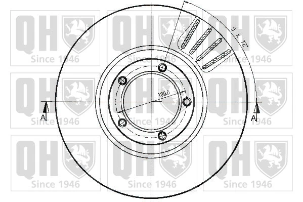 BDC3466 QUINTON HAZELL Тормозной диск (фото 4)