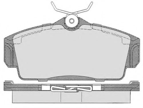 523.0 RAICAM Колодки дисковые торм. перед. niss (фото 1)