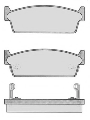 502.0 RAICAM Колодки дисковые торм. задн. infi (фото 1)