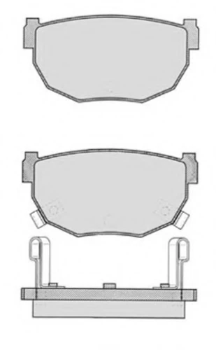 504.0 RAICAM Колодки дисковые торм. задн. niss (фото 1)