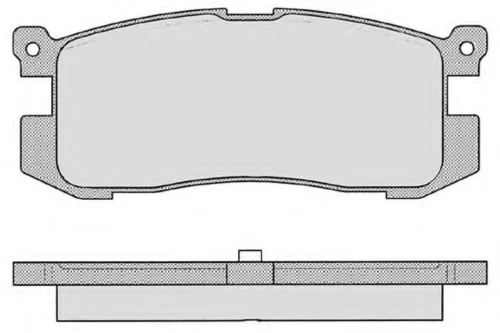 787.0 RAICAM Колодки дисковые торм. задн. maz (фото 1)